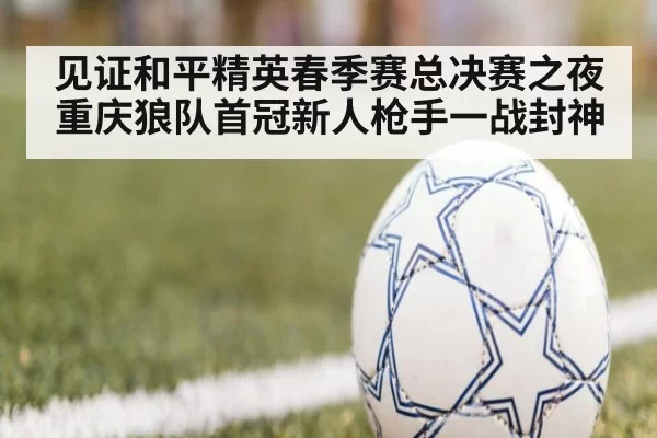 见证和平精英春季赛总决赛之夜 重庆狼队首冠新人枪手一战封神